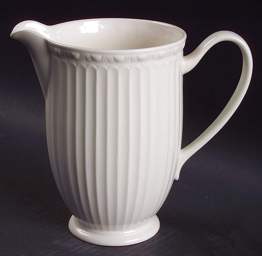 Palazzo White 32 Oz Pitcher by Nikko-1