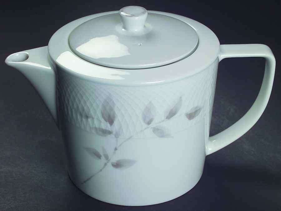 Sasa Mist Teapot & Lid by Nikko-1