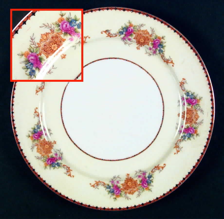 NAT33 Dinner Plate by National China-1