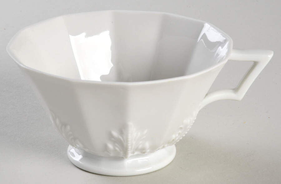 Perl (All White) Footed Cup by Nymphenburg-1