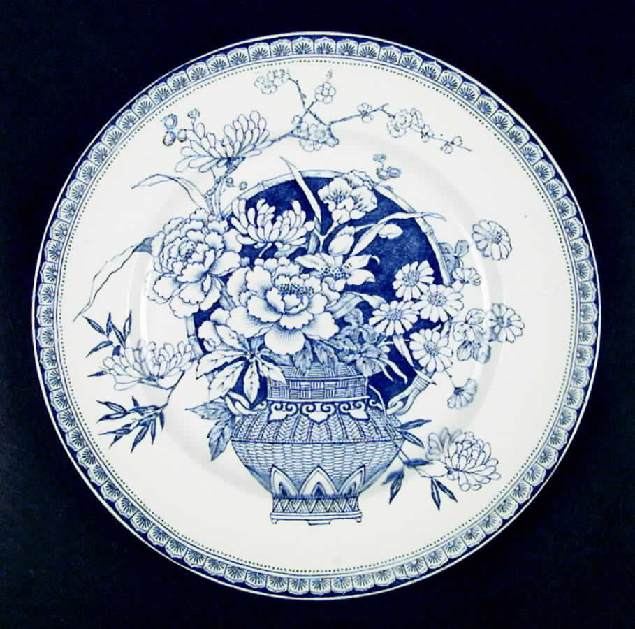 Ophelia Blue (Smooth) Dinner Plate by Newport-1