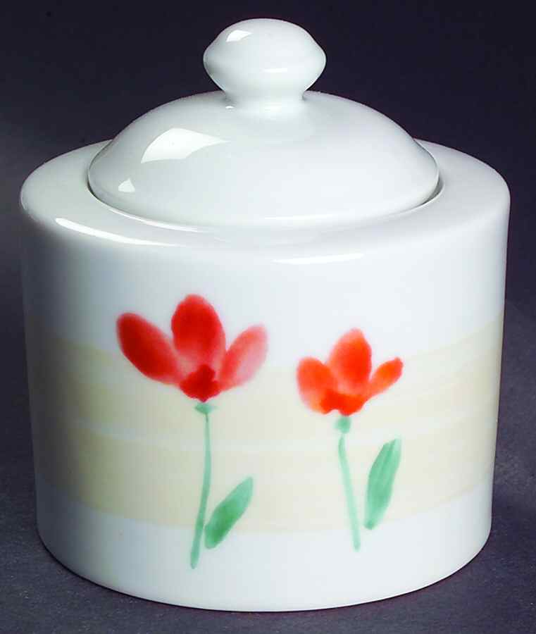 Printemps Sugar Bowl & Lid by Nikko-1