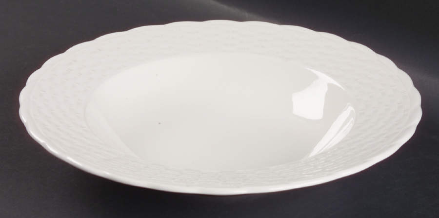 Wicker White 9" Soup/Pasta Bowl by Nikko-1
