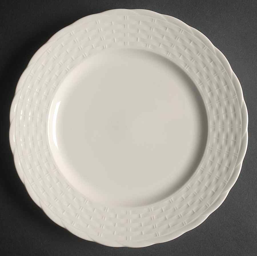 Wicker White Salad/Dessert Plate by Nikko-1