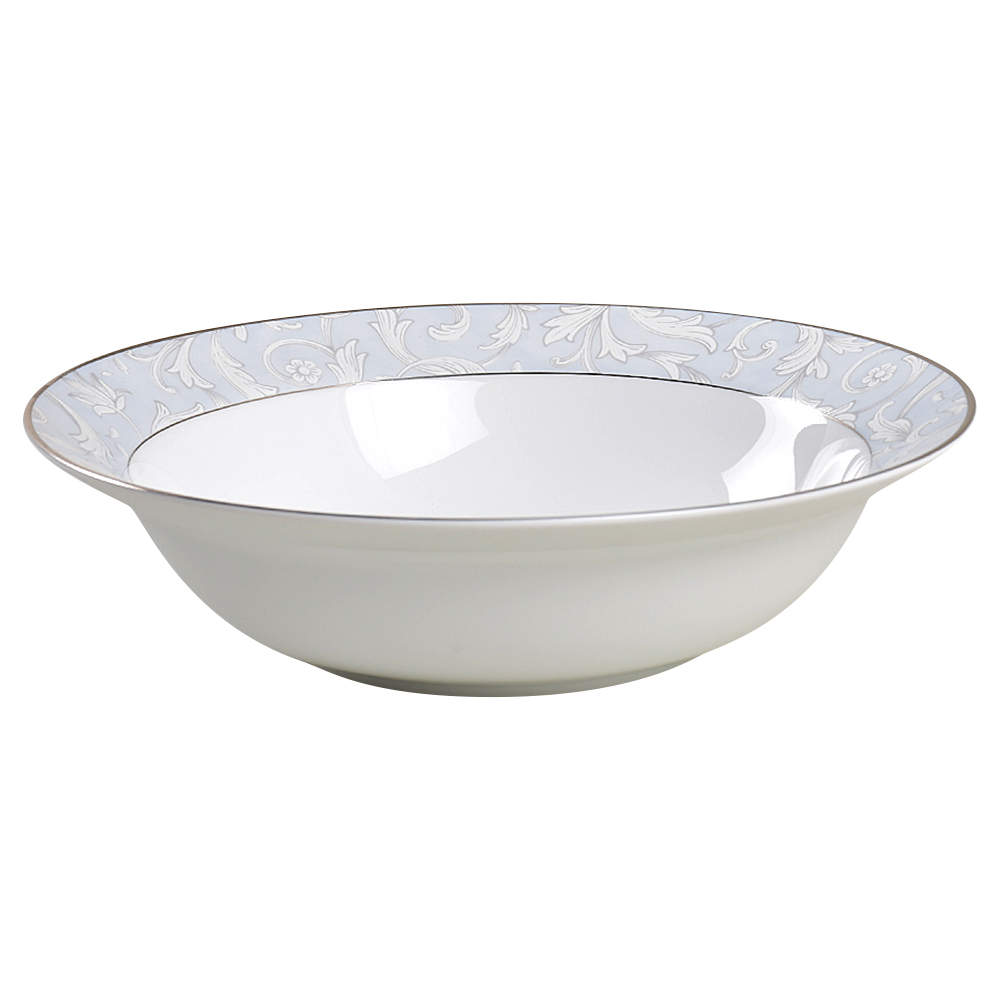 Blue Mist Platinum 9" Round Vegetable Bowl by Nikko-1