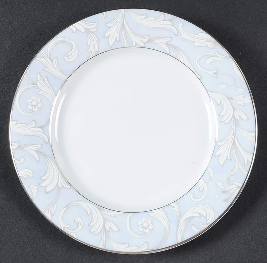 Blue Mist Platinum Bread & Butter Plate by Nikko-1