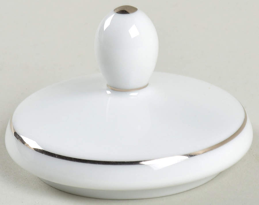 White Linen Lid for Sugar Bowl by Nikko-1