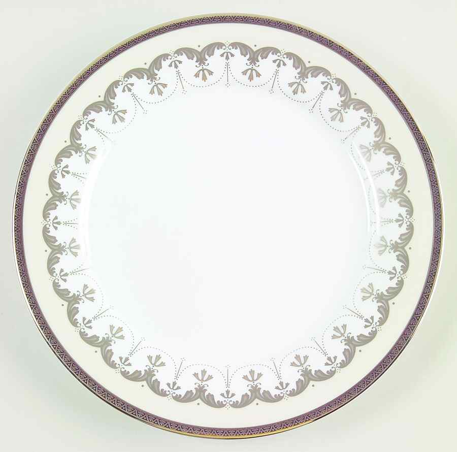 Platinum Splendor Salad Plate by Nikko-1