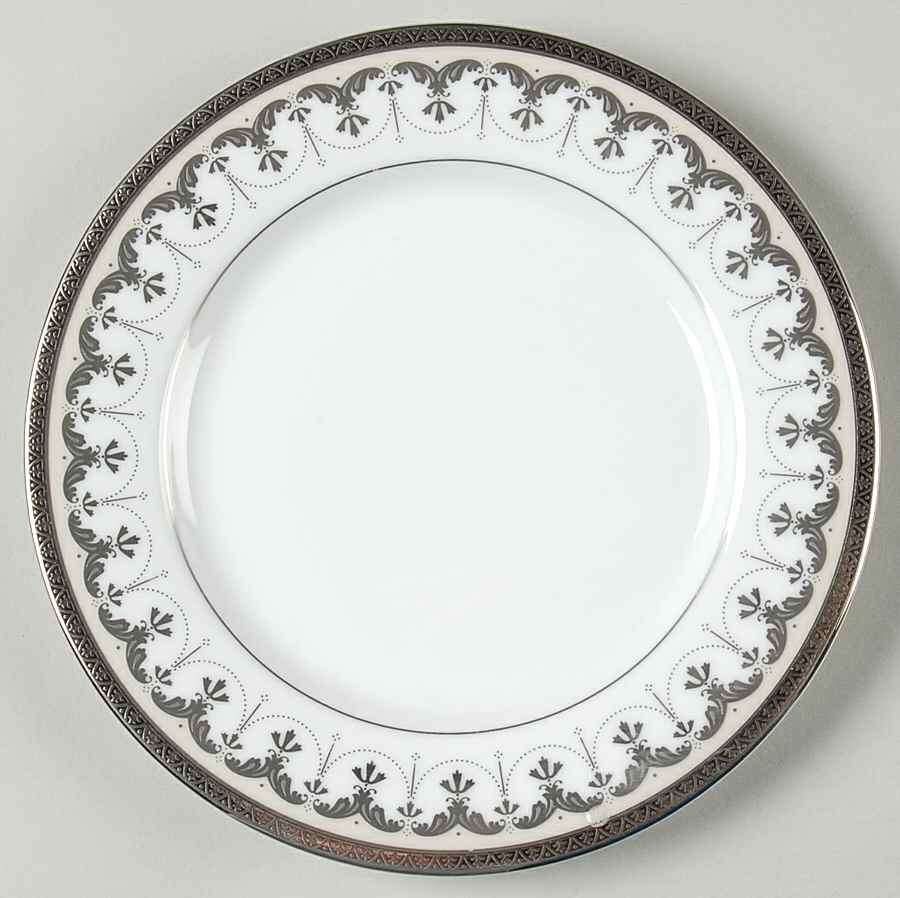 Platinum Splendor Bread & Butter Plate by Nikko-1