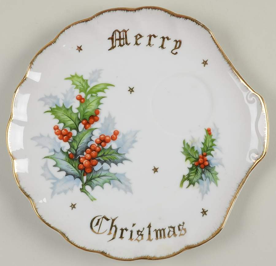 Merry Christmas Snack Plate by Norcrest-1