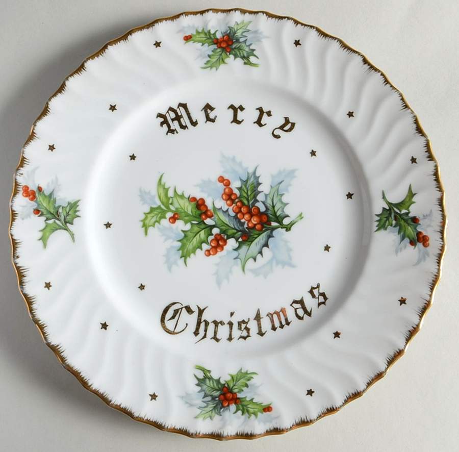 Merry Christmas Dinner Plate by Norcrest-1