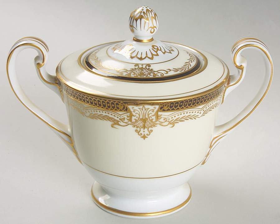 Valiere Sugar Bowl & Lid by Noritake-1