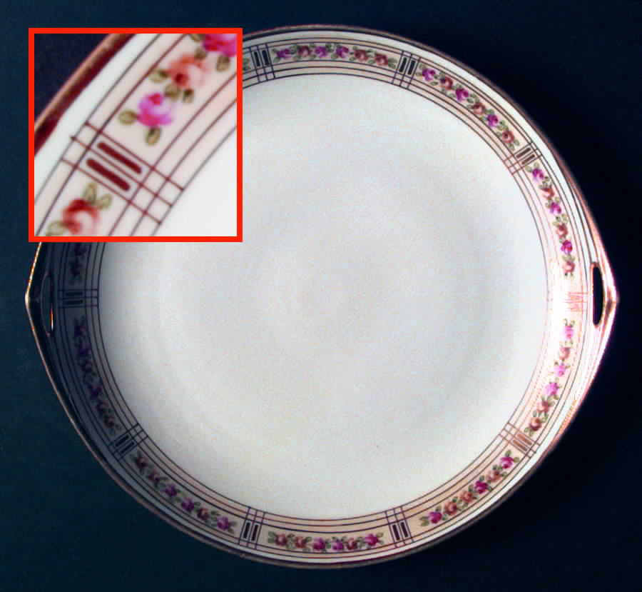 NIP38 Handled Cake Plate by Nippon-1