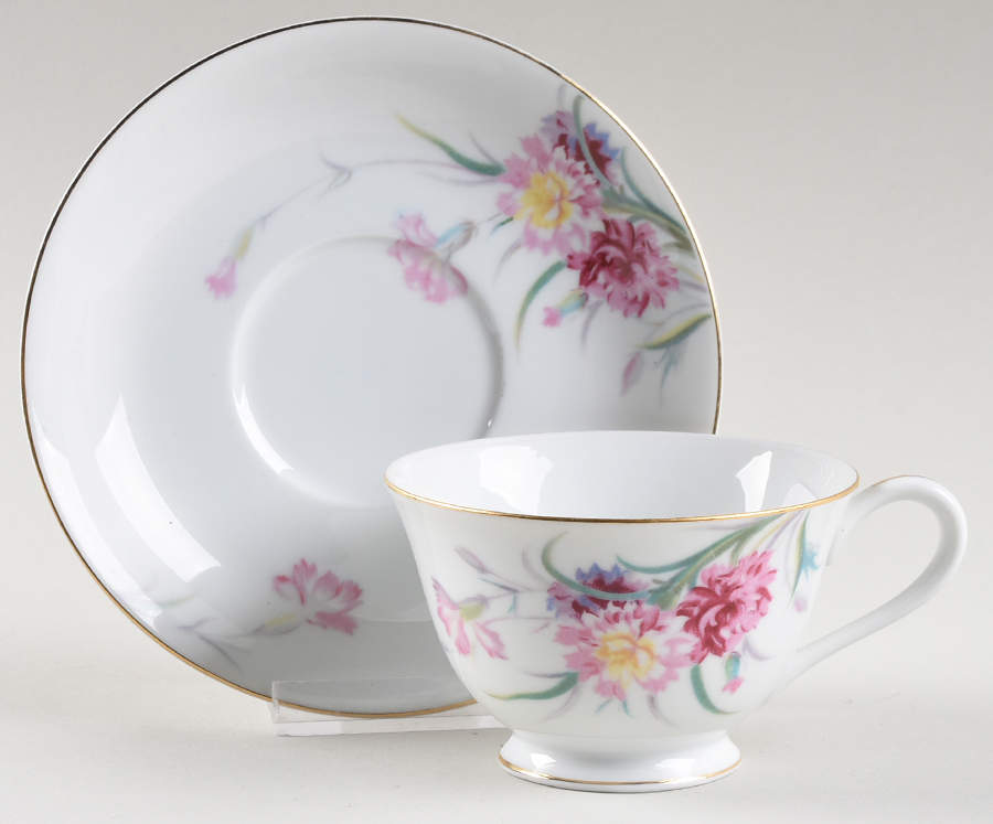 N1619 Footed Cup & Saucer Set by Noritake-1