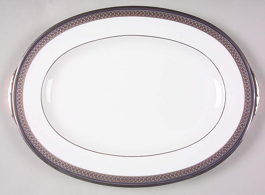 Continental Cobalt 14" Oval Serving Platter by Noritake-1