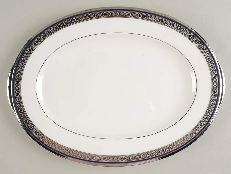Continental Cobalt 12" Oval Serving Platter by Noritake-1
