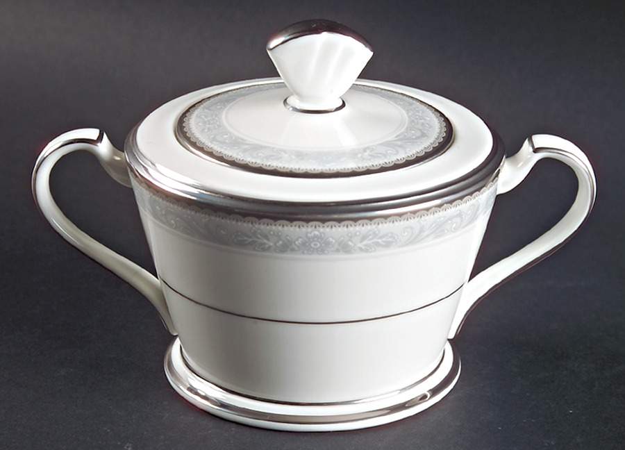 Manderleigh Sugar Bowl & Lid by Noritake-1