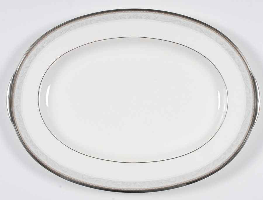 Manderleigh 16" Oval Serving Platter by Noritake-1