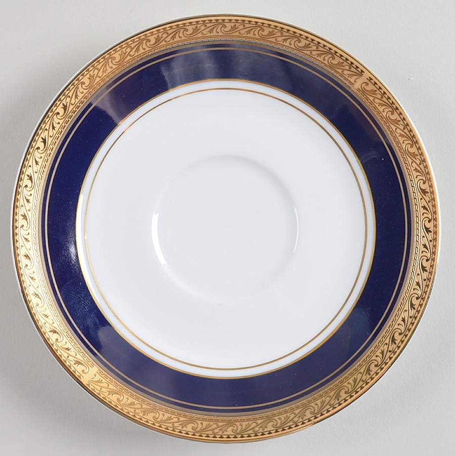 Crestwood Cobalt Gold Saucer by Noritake-1