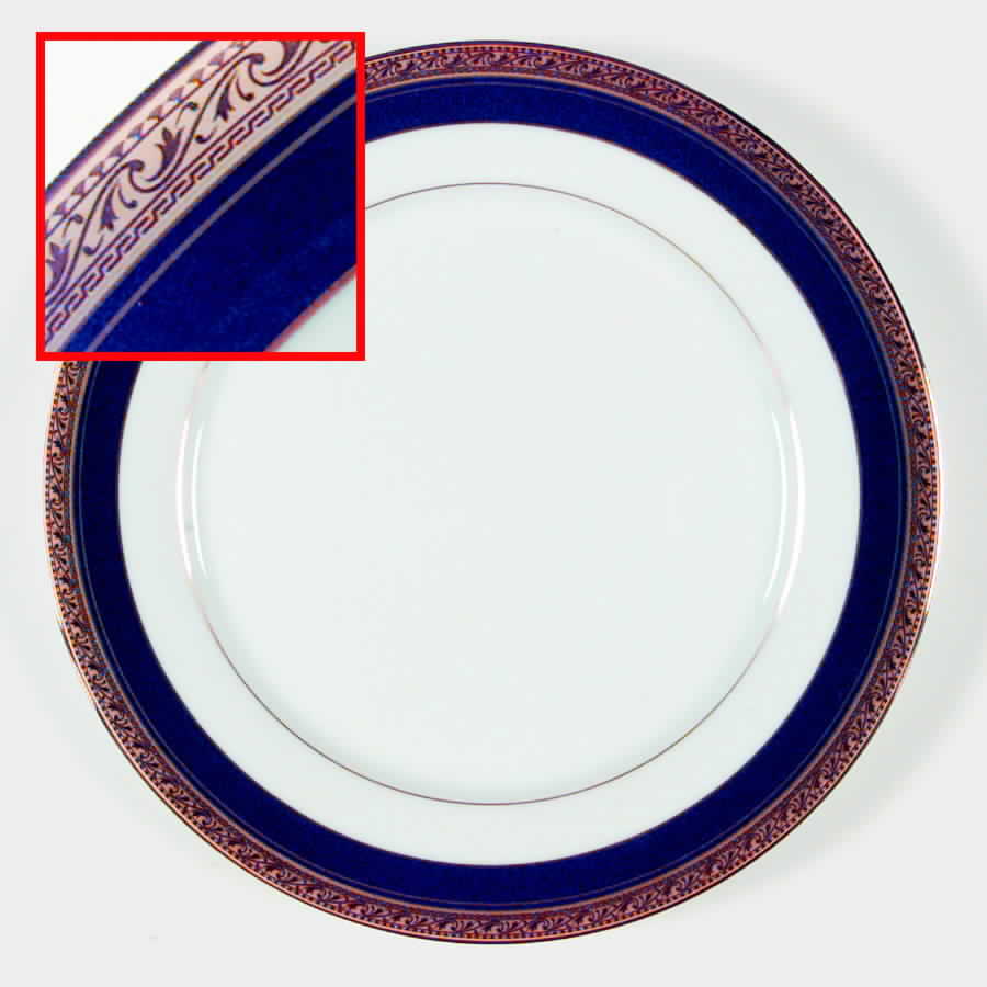 Crestwood Cobalt Gold Dinner Plate by Noritake-1