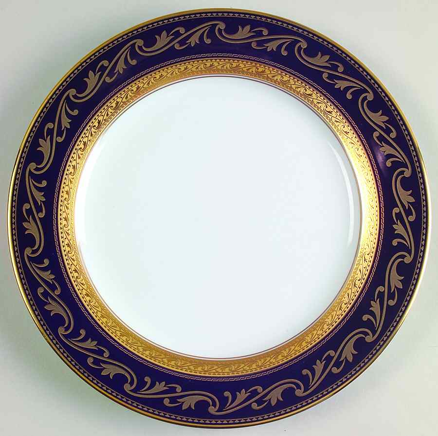 Crestwood Cobalt Gold Accent Luncheon Plate by Noritake-1