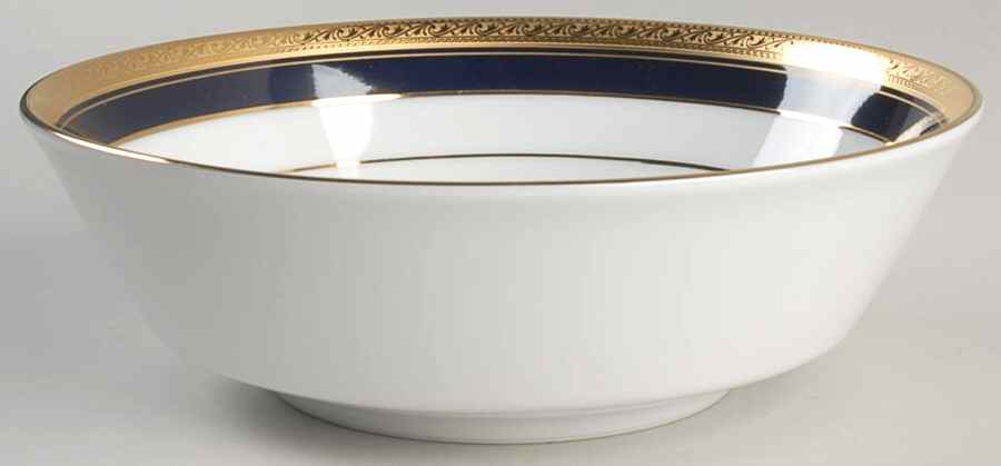 Crestwood Cobalt Gold 9" Round Vegetable Bowl by Noritake-1