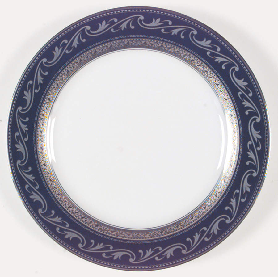 Crestwood Cobalt Platinum Accent Luncheon Plate by Noritake-1