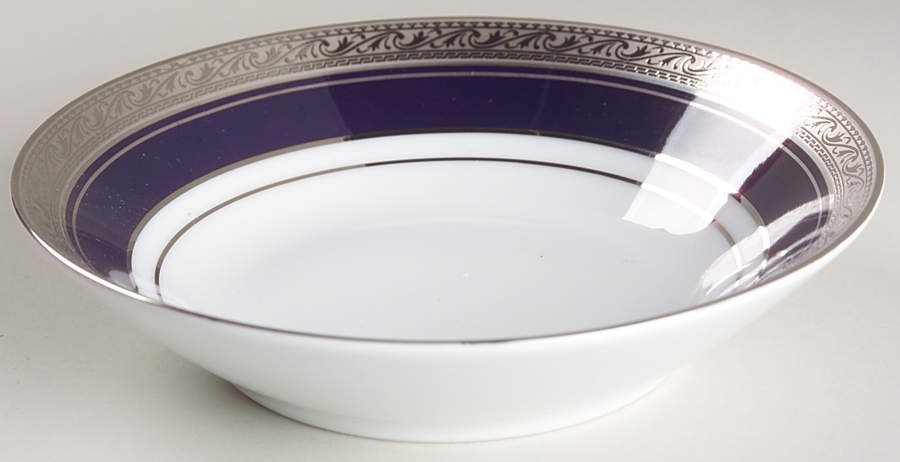 Crestwood Cobalt Platinum Fruit/Dessert (Sauce) Bowl by Noritake-1