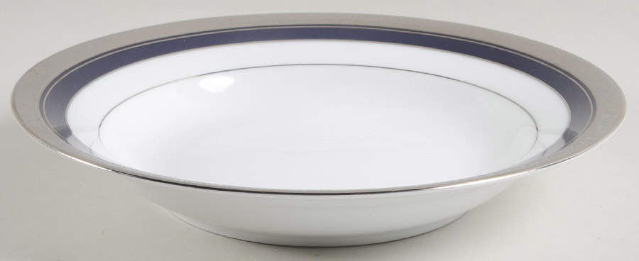 Crestwood Cobalt Platinum Rim Soup Bowl by Noritake-1