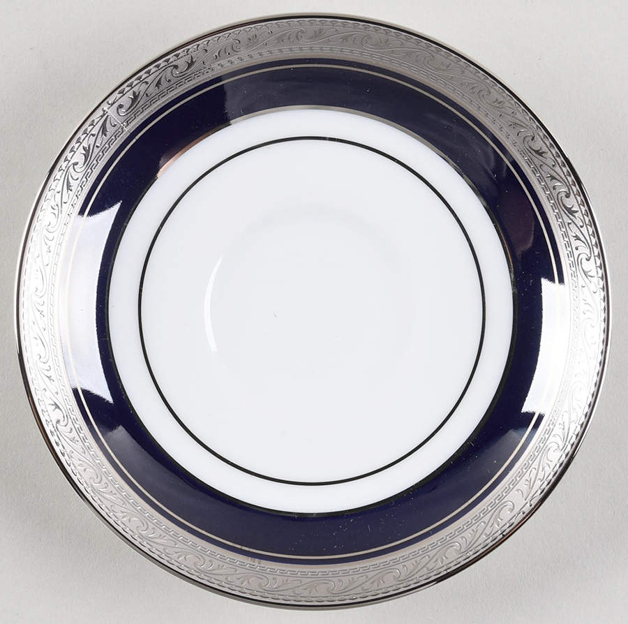 Crestwood Cobalt Platinum Saucer for Demitasse Cup by Noritake-1