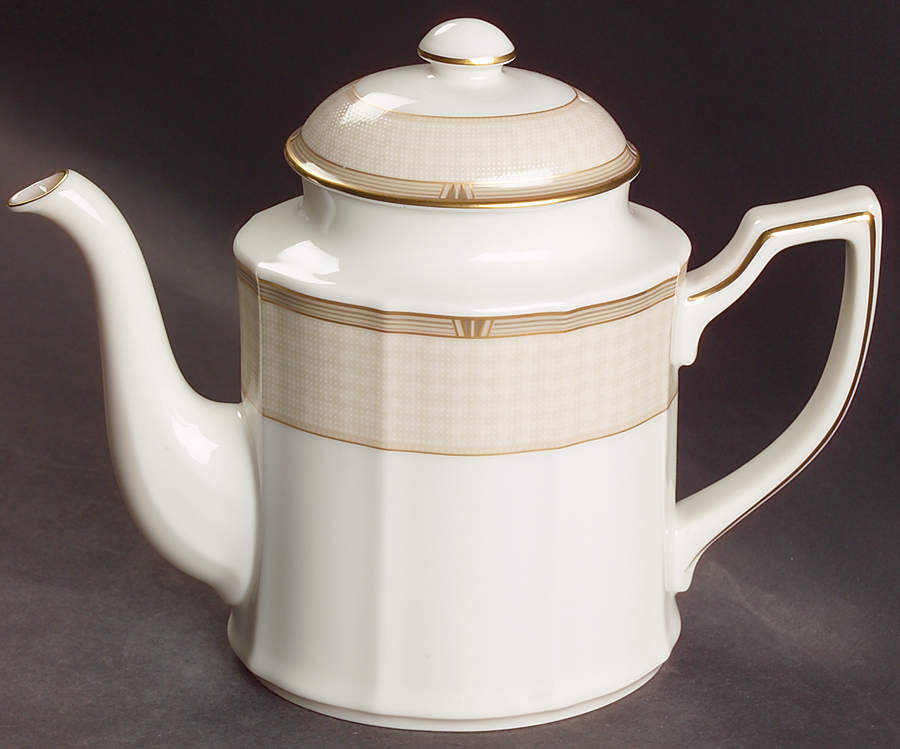 Golden Helix Tea/Coffee Pot & Lid by Noritake-1