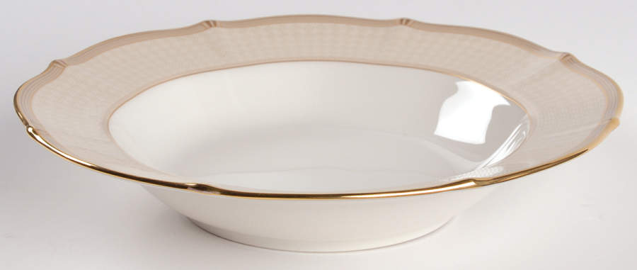Golden Helix Rim Soup Bowl by Noritake-1