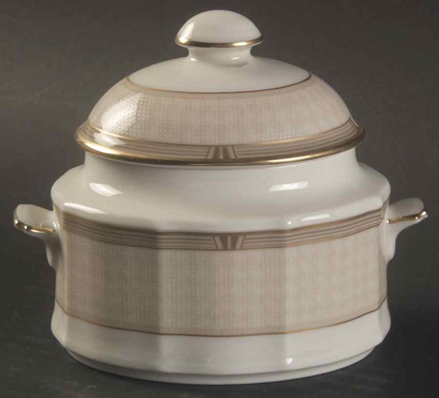 Golden Helix Sugar Bowl & Lid by Noritake-1