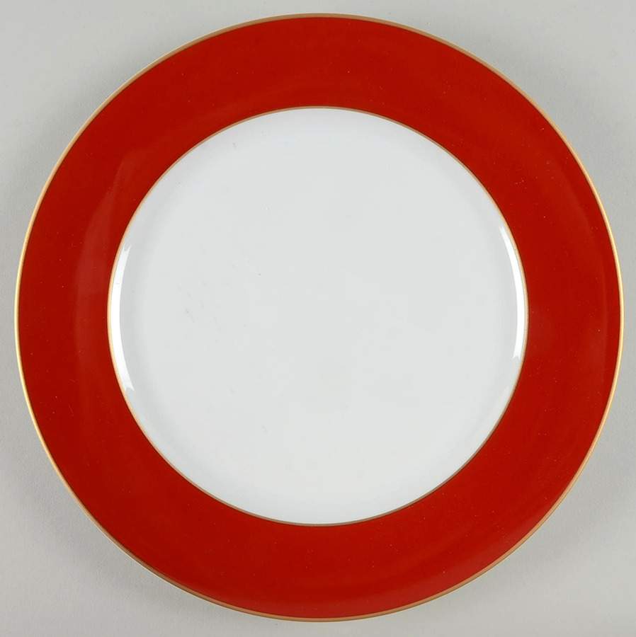 Red Band Dinner Plate by Noble Excellence-1