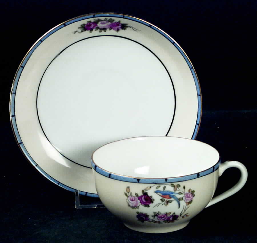 N1644 Flat Cup & Saucer Set by Noritake-1