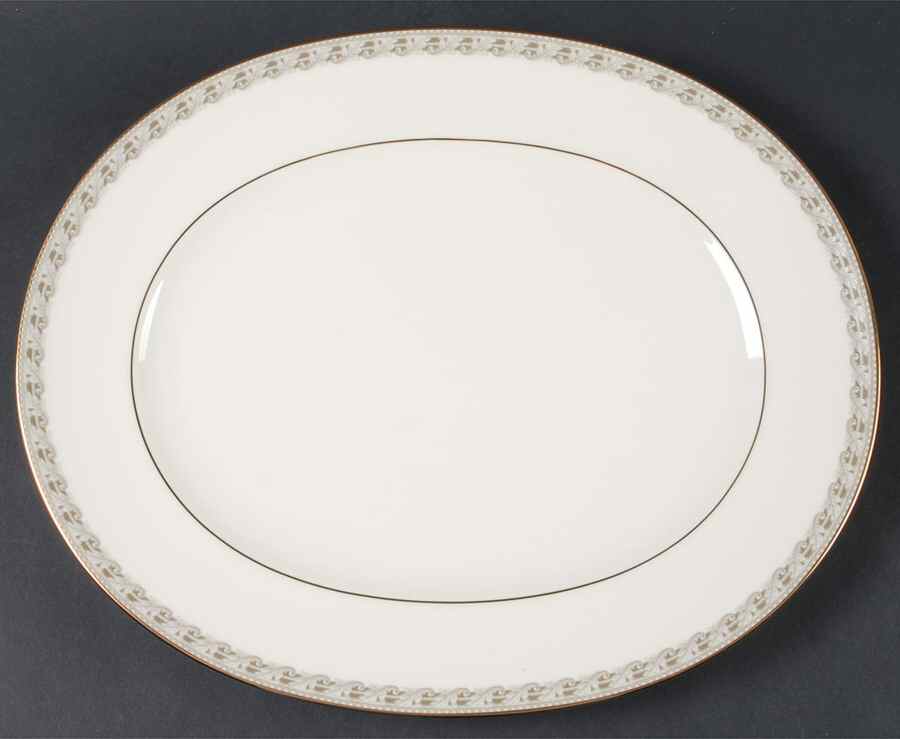 Ashfield 13" Oval Serving Platter by Noritake-1