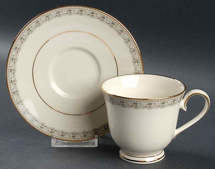 Ashfield Footed Cup & Saucer Set by Noritake-1