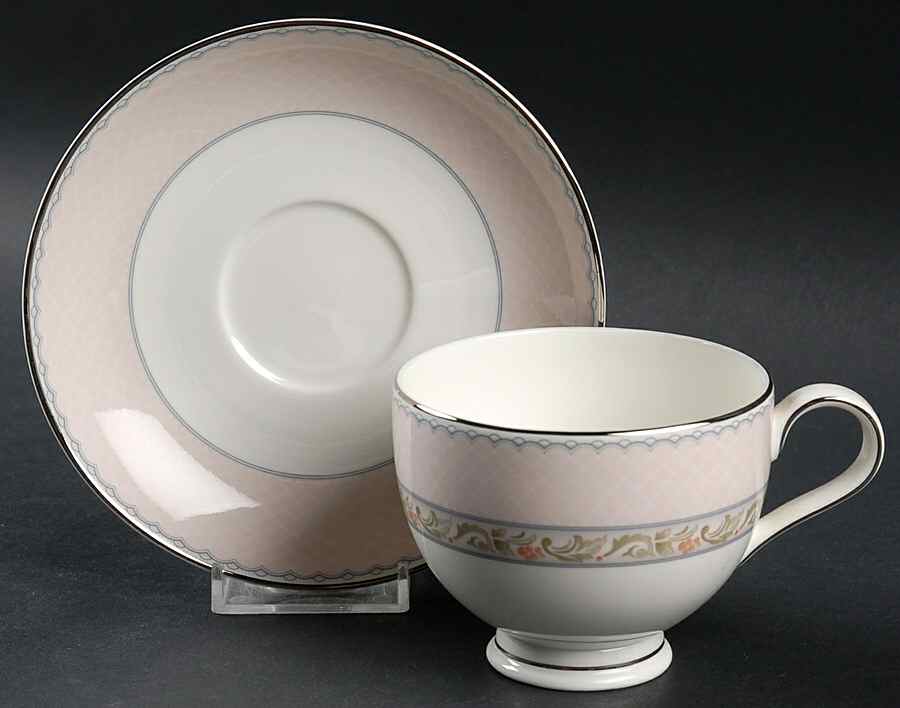 Castine Footed Cup & Saucer Set by Noritake-1