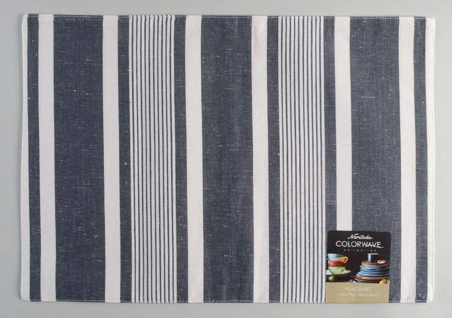 Colorwave Graphite Cloth Placemat by Noritake-1