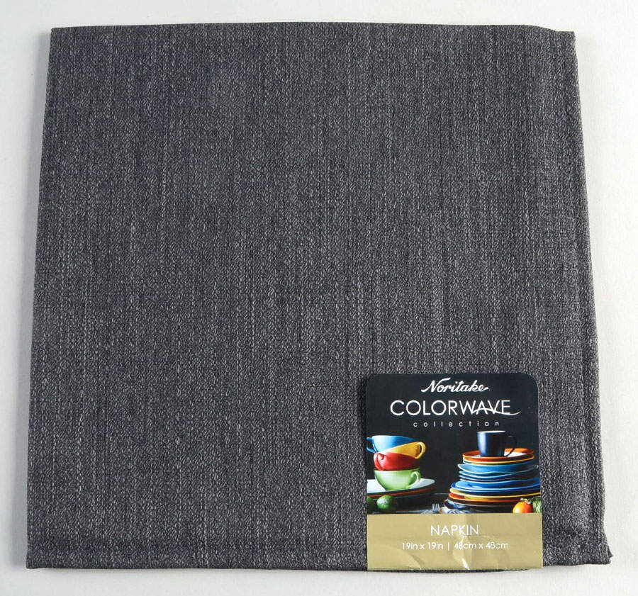 Colorwave Graphite Cloth Napkin by Noritake-1