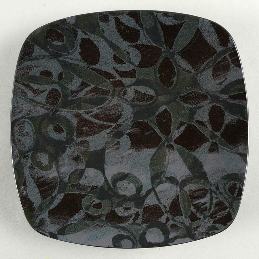 Colorwave Graphite Square Accent Salad Plate by Noritake-1
