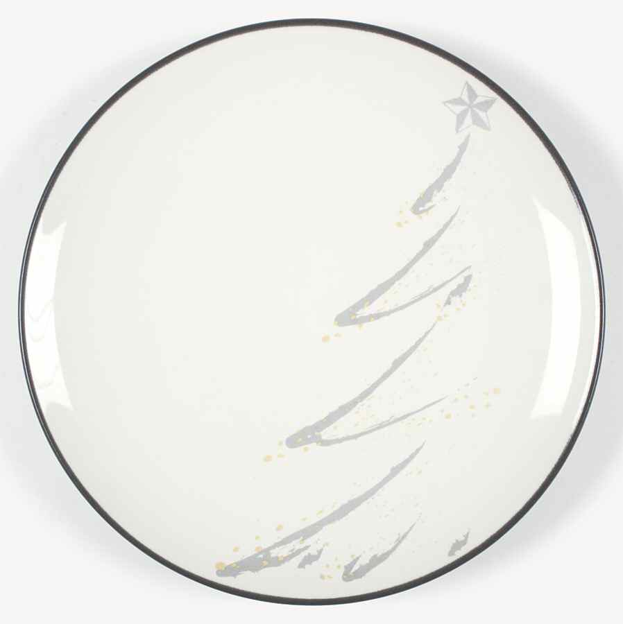 Colorwave Graphite Holiday Salad Plate by Noritake-1