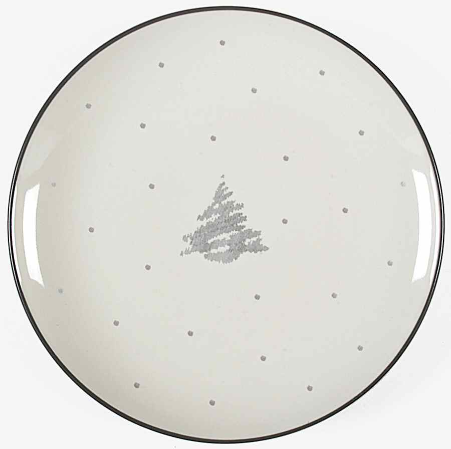 Colorwave Graphite Holiday Salad Plate by Noritake-1