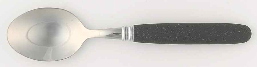 Colorwave Graphite Place/Oval Soup Spoon by Noritake-1