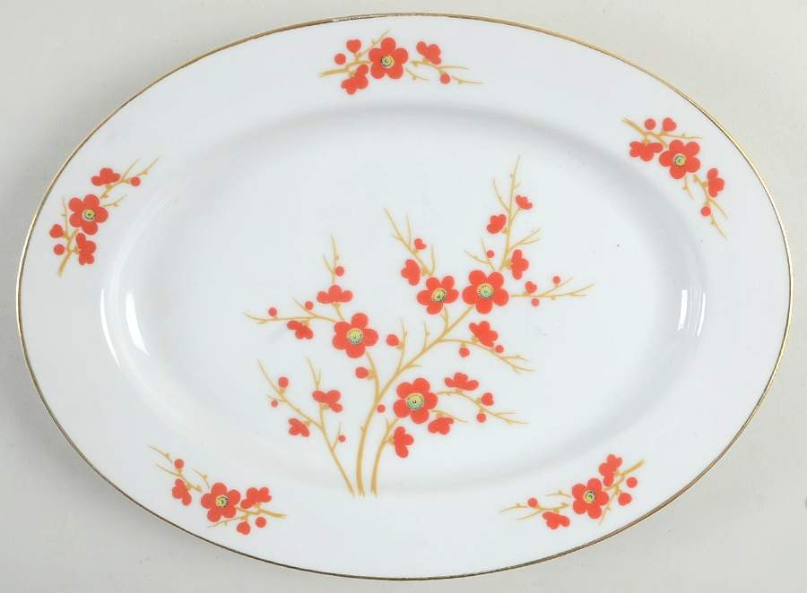 Ruby 12" Oval Serving Platter by Norleans-1
