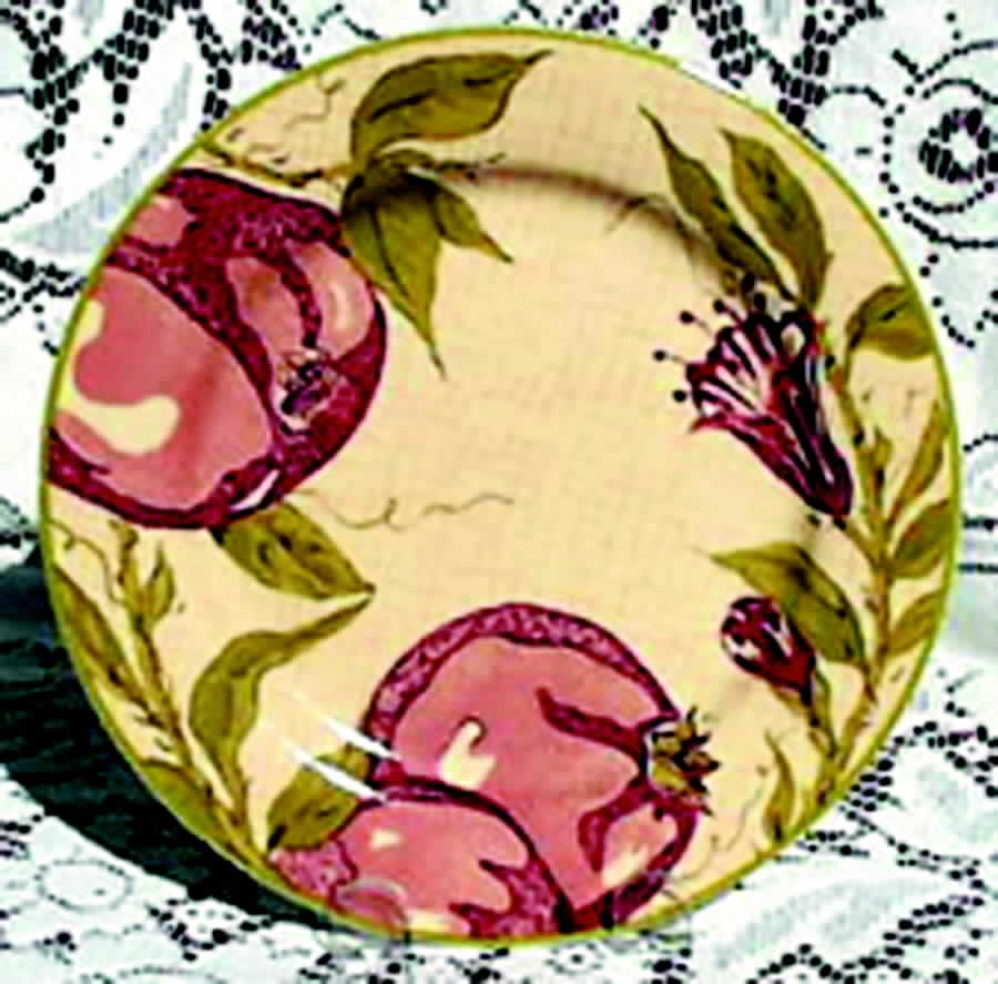 Pomegranate Salad Plate by Newcor-1