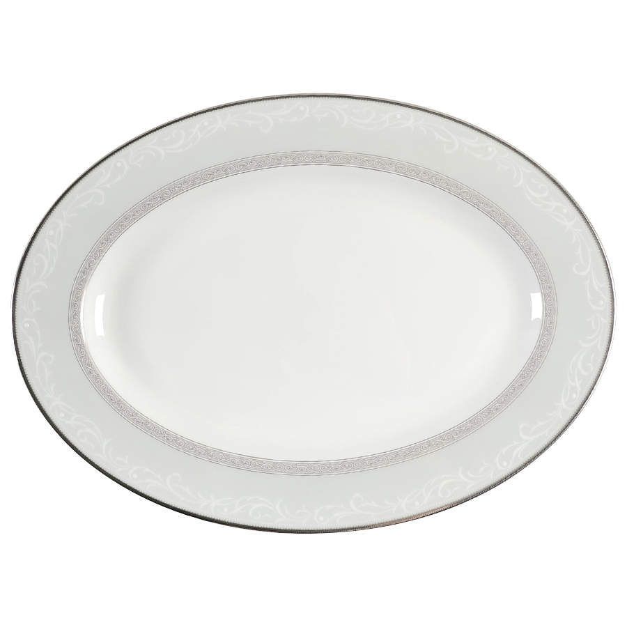 Yasmin 14" Oval Serving Platter by Noritake-1