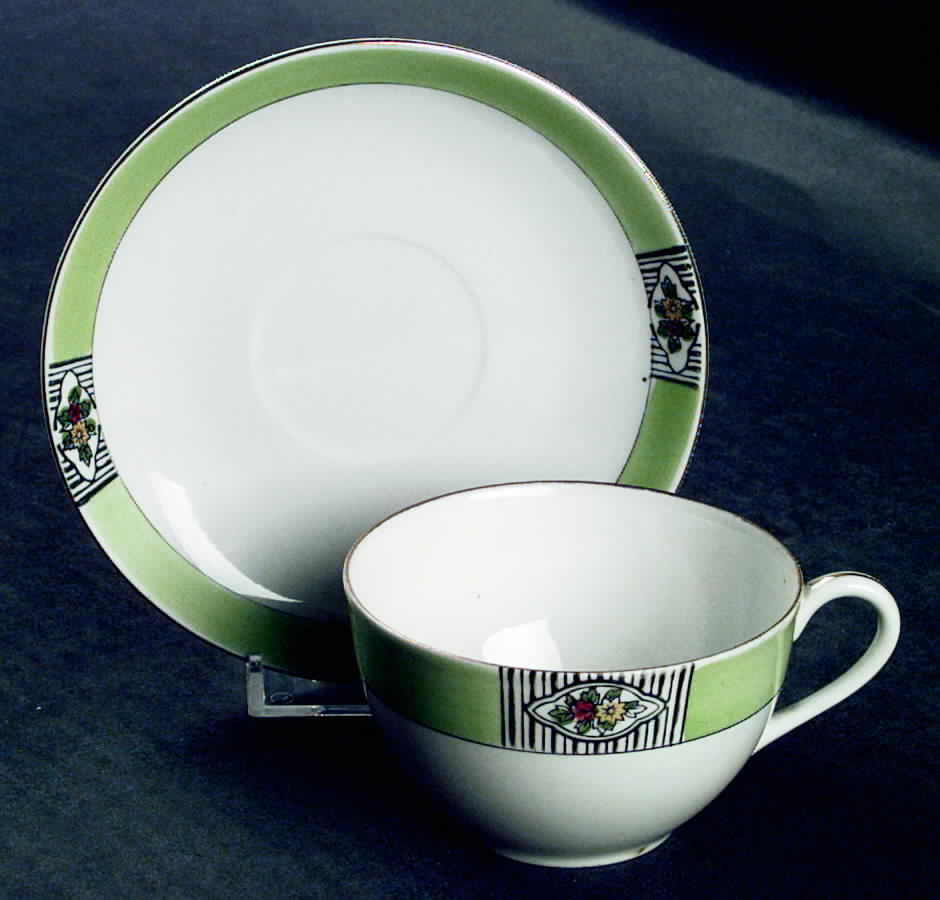 N1665 Flat Cup & Saucer Set by Noritake-1