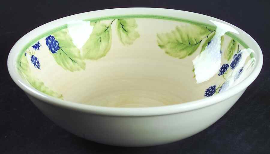 Blueberry Market Coupe Cereal Bowl by Nikko-1