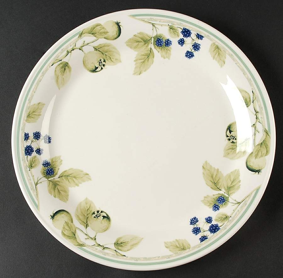Blueberry Market 12" Chop Plate (Round Platter) by Nikko-1